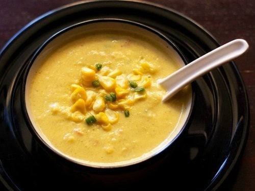 creamy corn vegetable soup recipe