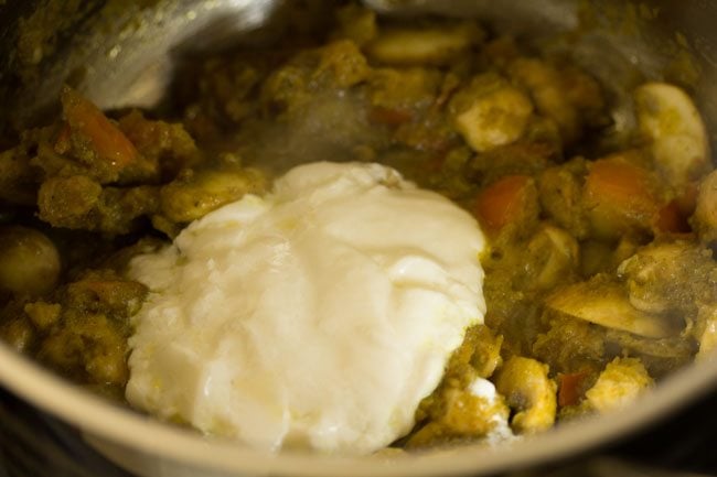 curd for making veg Dindigul biryani recipe