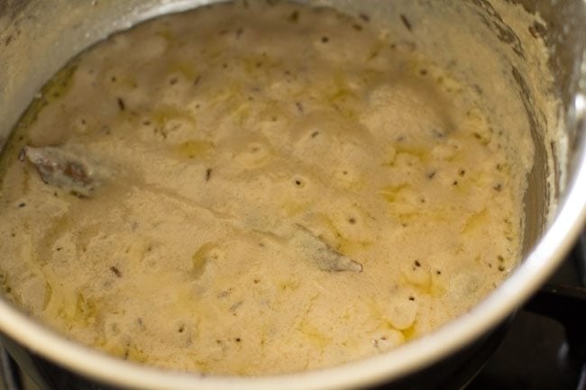 preparing dum aloo recipe