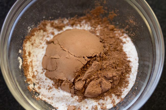 cocoa powder in bowl