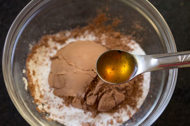 Donut Recipe   Chocolate Donut   Eggless Donut - 41