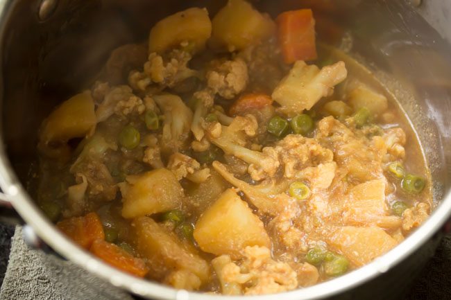 veg gravy for Kolkata veg biryani recipe