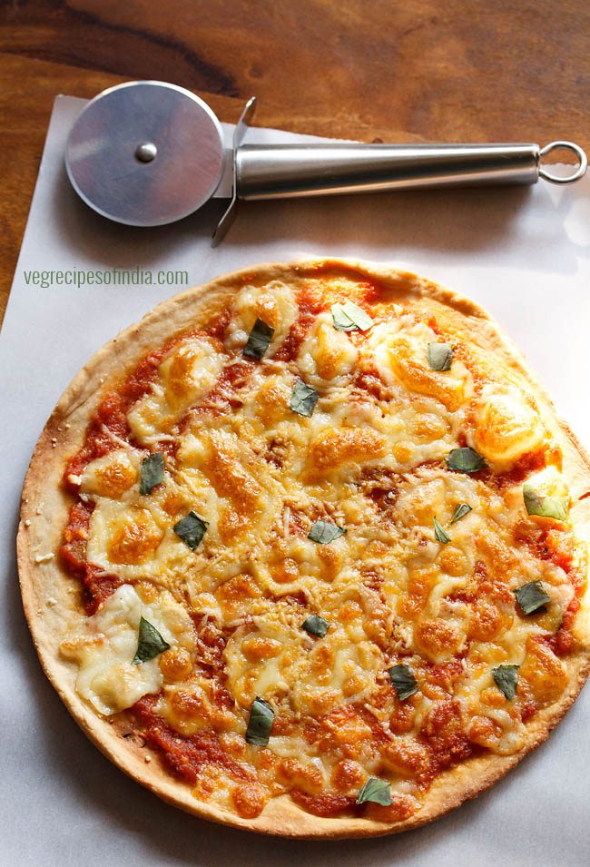margherita pizza recipe, how to make margherita pizza