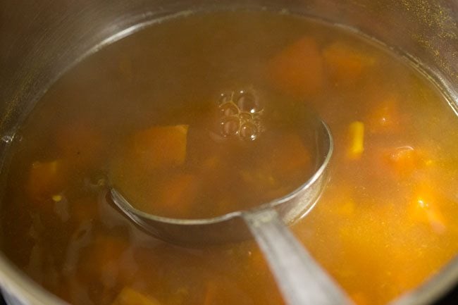 preparing mysore rasam recipe