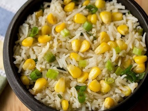 sweet corn fried rice recipe