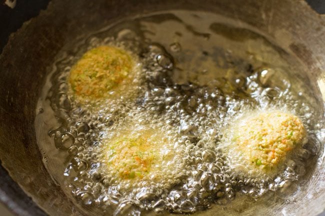 frying kofta - veg kofta recipe
