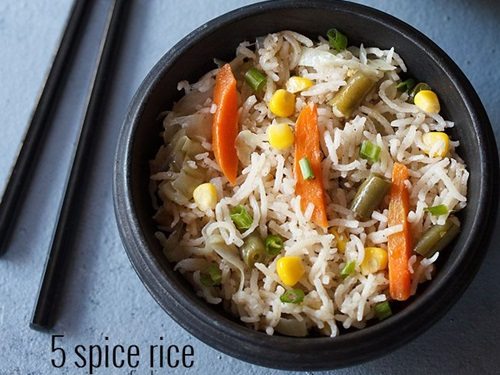 5 spice rice recipe