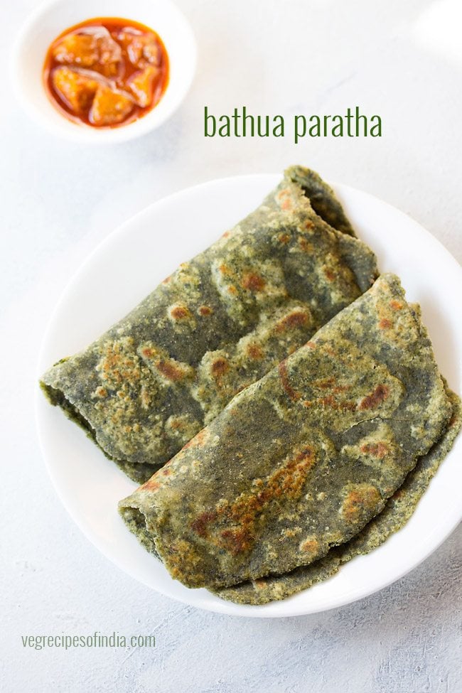 Bathua Ka Paratha  Healthy Bathua Recipe  - 5