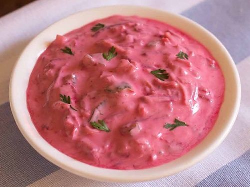 beetroot carrot raita recipe