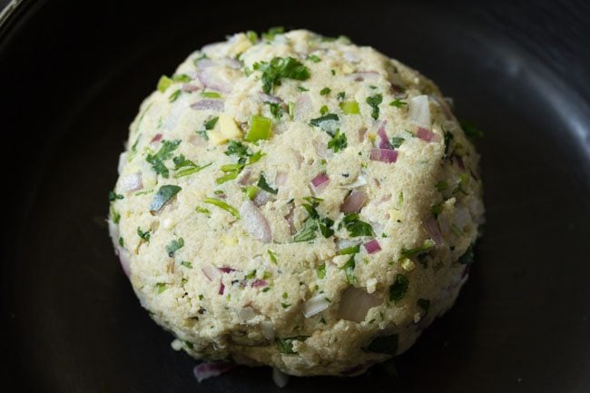 prepared bread vada dough