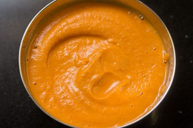 carrot chutney in a bowl