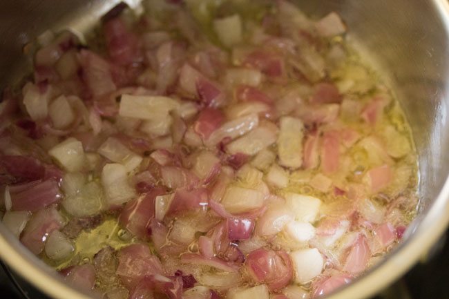 onions are becoming translucent. 