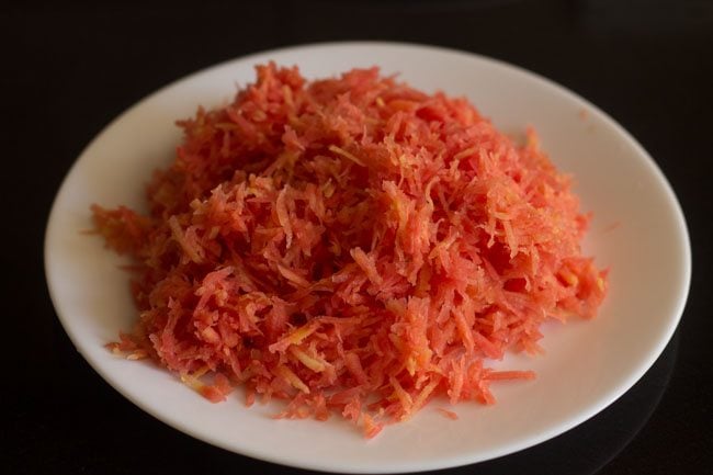 grated carrots