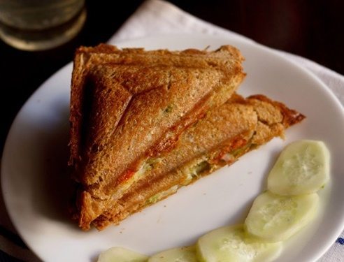 veg cheese toast sandwich