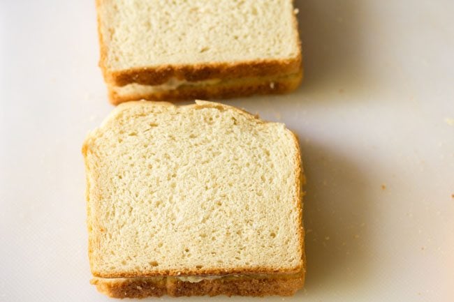 curd sandwiches prepared.
