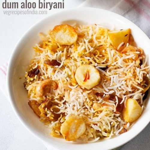 dum aloo biryani recipe