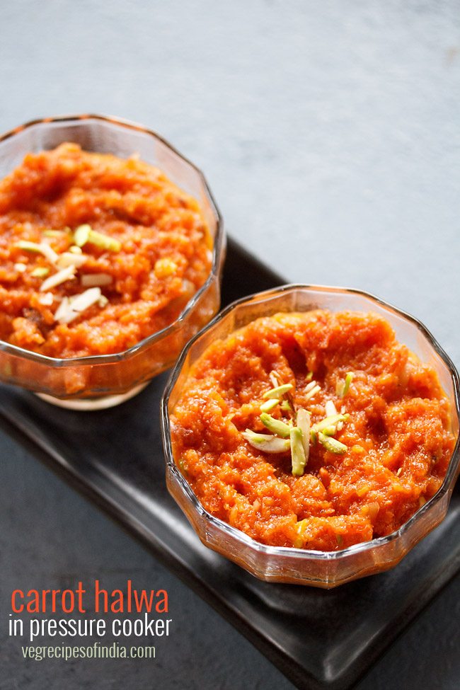 gajar halwa in pressure cooker recipe