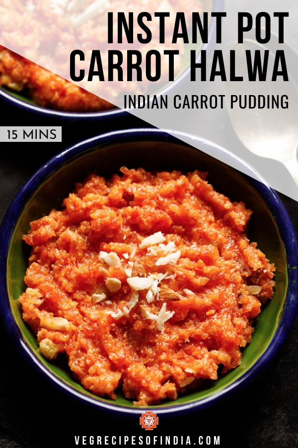 Instant Pot Gajar Halwa » Recettes de légumes de Dassana Sushin