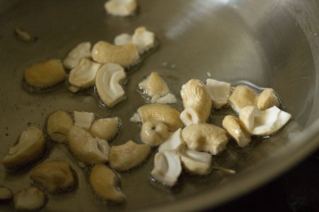 cashews to make matar chura recipe
