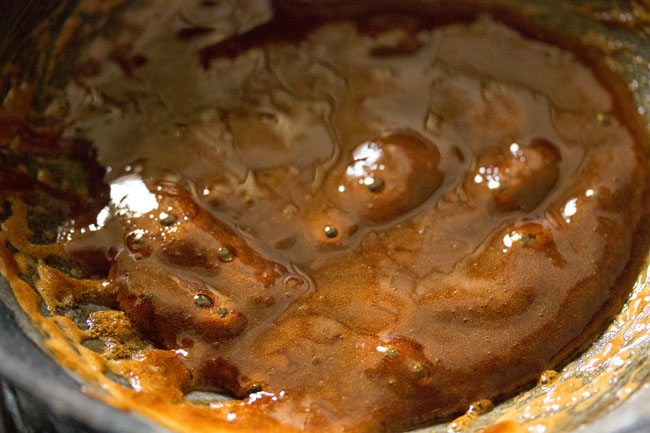  preparação da receita de Chikki de amendoim