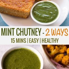 pudina chutney, how to make pudina chutney recipe