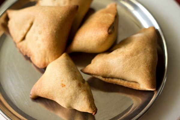 samosa on a plate