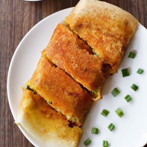 schezwan masala dosa recipe