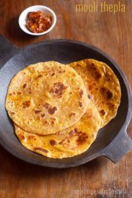 Mooli Thepla | Gujarati Mooli Na Thepla » Dassana's Veg Recipes