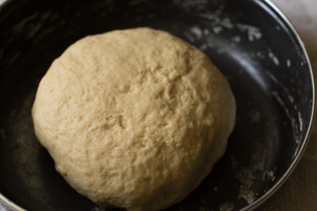 soft, smooth pliable dough kneaded. 