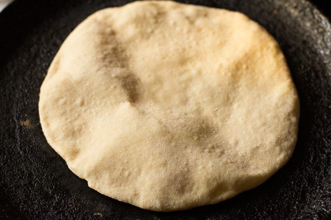 roasting cheese garlic naan. 