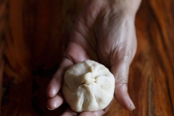 shaped khasta kachori.