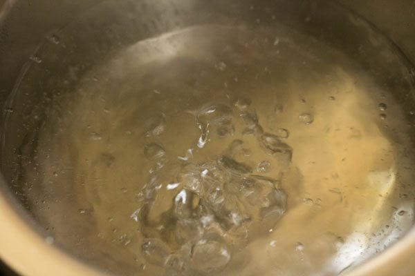 boiling salted water. 