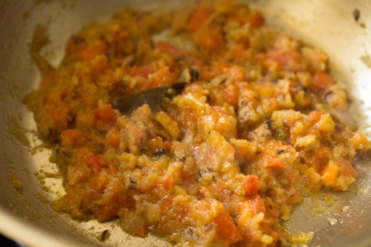 sauteing tomatoes