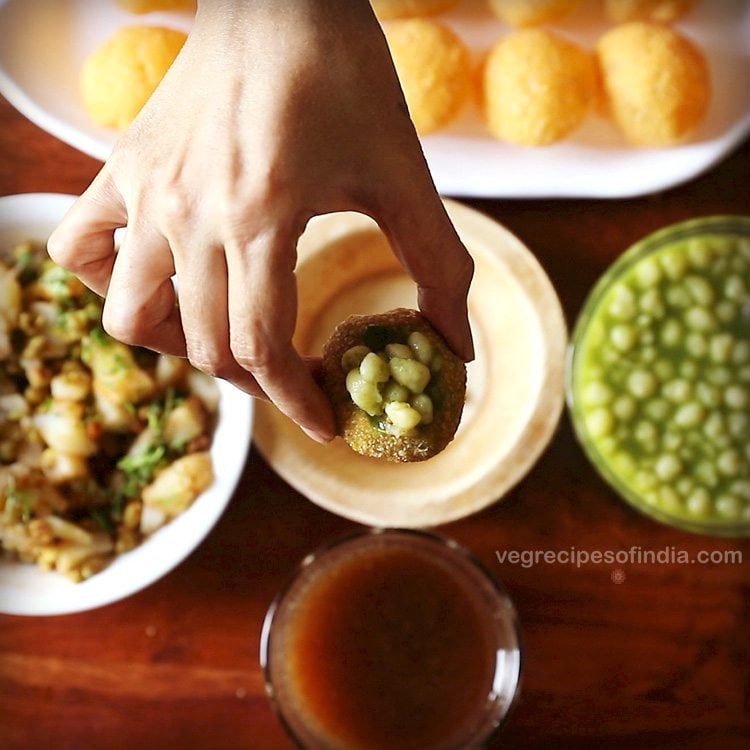 mumbai style pani puri recipe, how to make pani recipe for pani puri