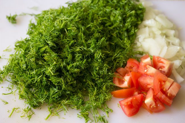 making suva moong dal sabzi recipe