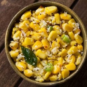 sweet corn sundal recipe, corn sundal recipe