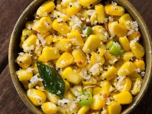 sweet corn sundal recipe, corn sundal recipe