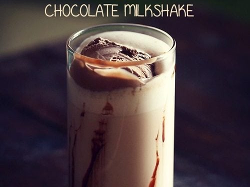 easy chocolate milkshake recipe