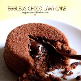 eggless choco lava cake recipe