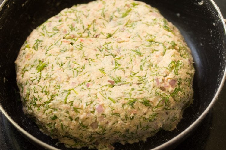 akki roti dough in a bowl