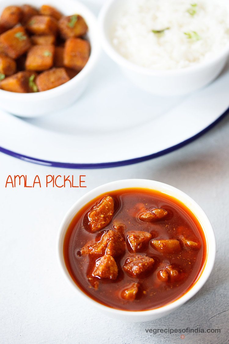 amla avakaya recipe, amla pickle recipe