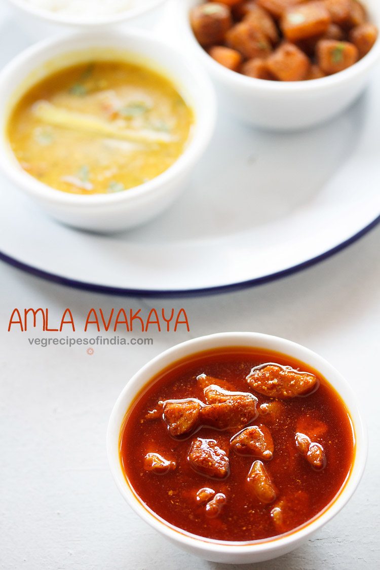 amla pickle, amla avakaya recipe