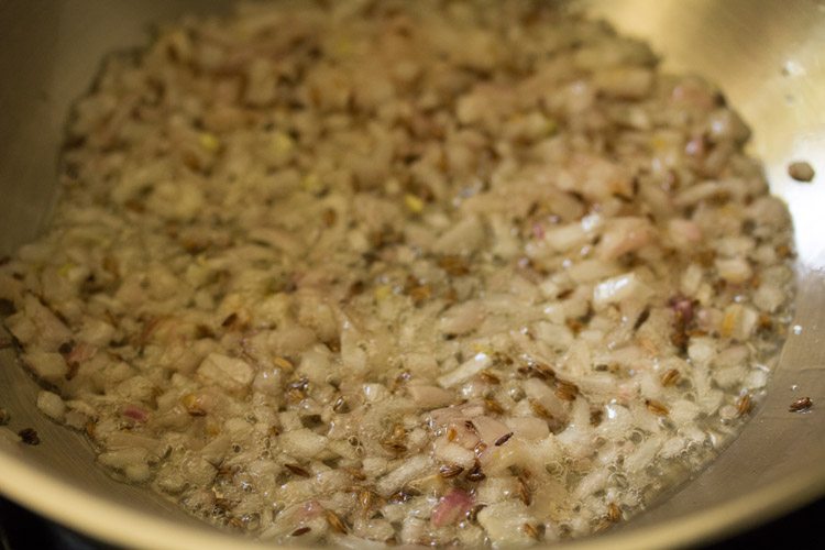 sautéing onions. 