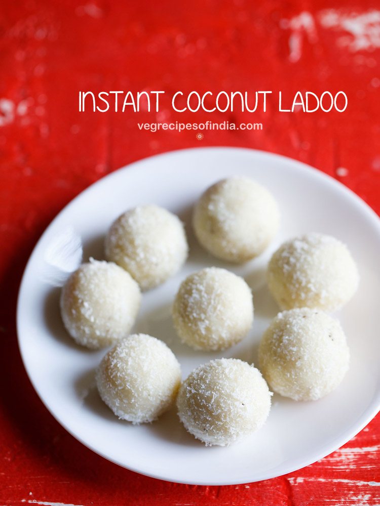 instant coconut ladoo recipe