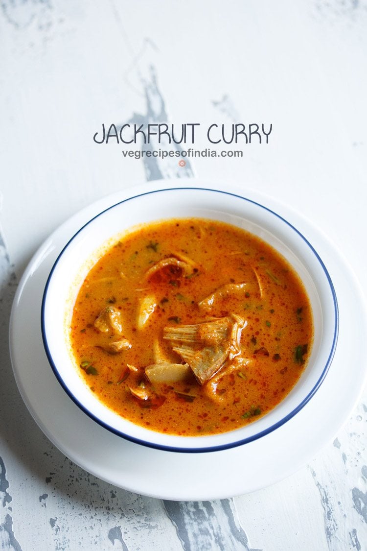 kathal recipe, raw jackfruit curry recipe, kathal curry recipe