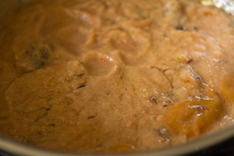 preparing kathal masala recipe