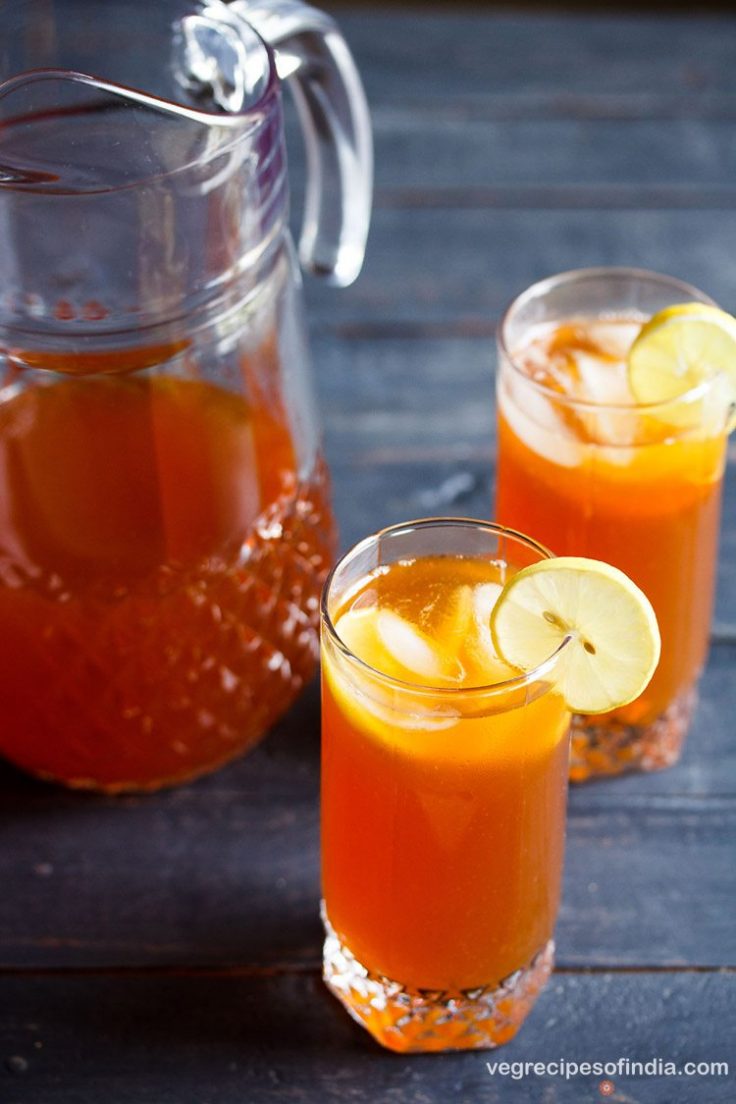 Iced Tea Recipe Lemon Iced Tea » Dassana's Veg Recipes