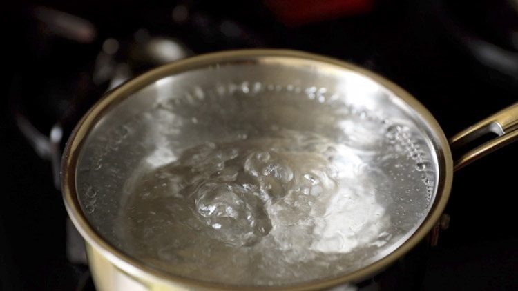 boiling water for for lemon iced tea