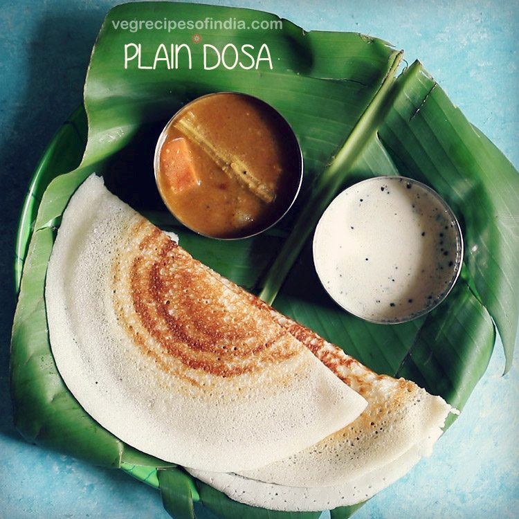 plain dosa recipe, sada dosa