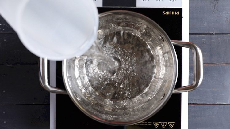 water for cooking noodles